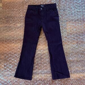 The Children's Place school uniform pants. Girls SZ 6 navy blue. Flare leg